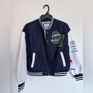 Limited Too Navy and White Jacket